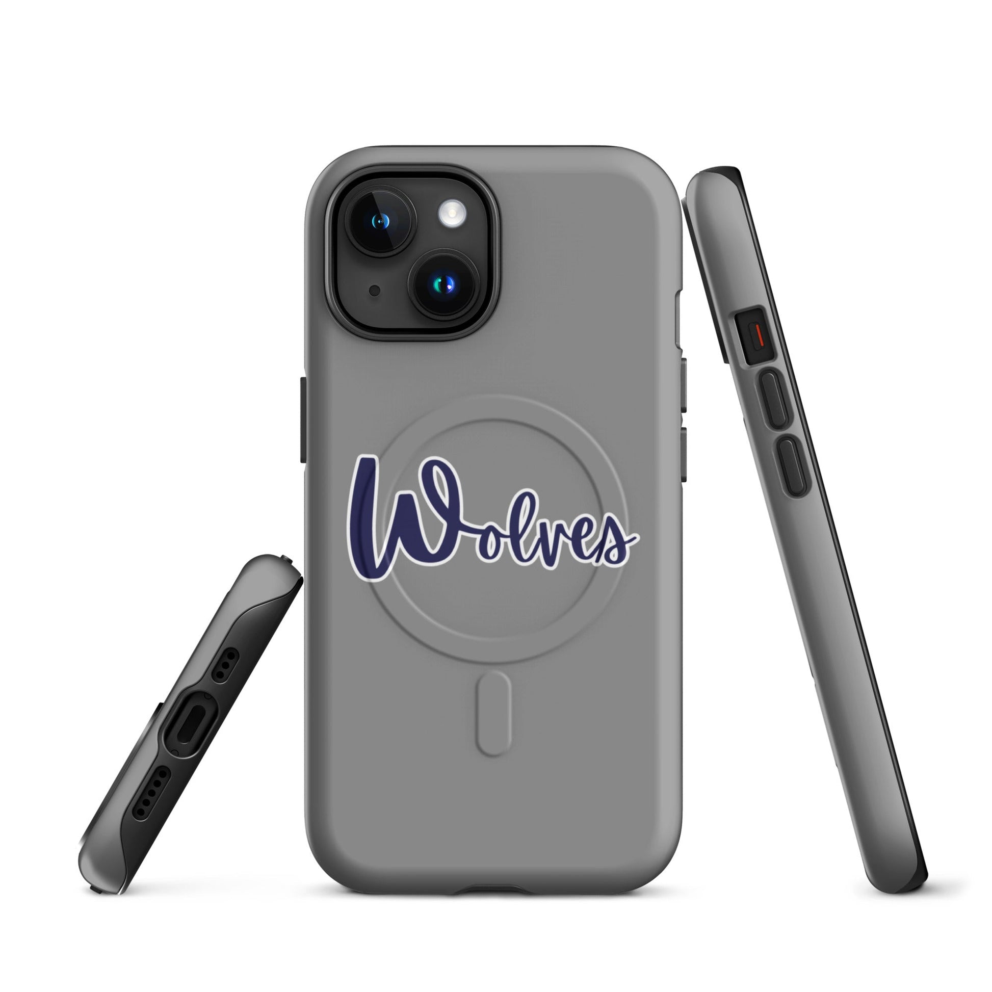 Magsafe Tough Case for iPhone | White Mountain School | Script Logo