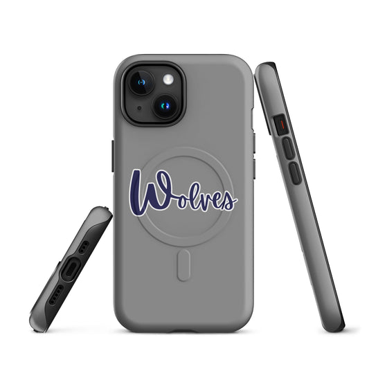 Magsafe Tough Case for iPhone | White Mountain School | Script Logo