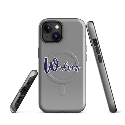 Magsafe Tough Case for iPhone | White Mountain School | Script Logo