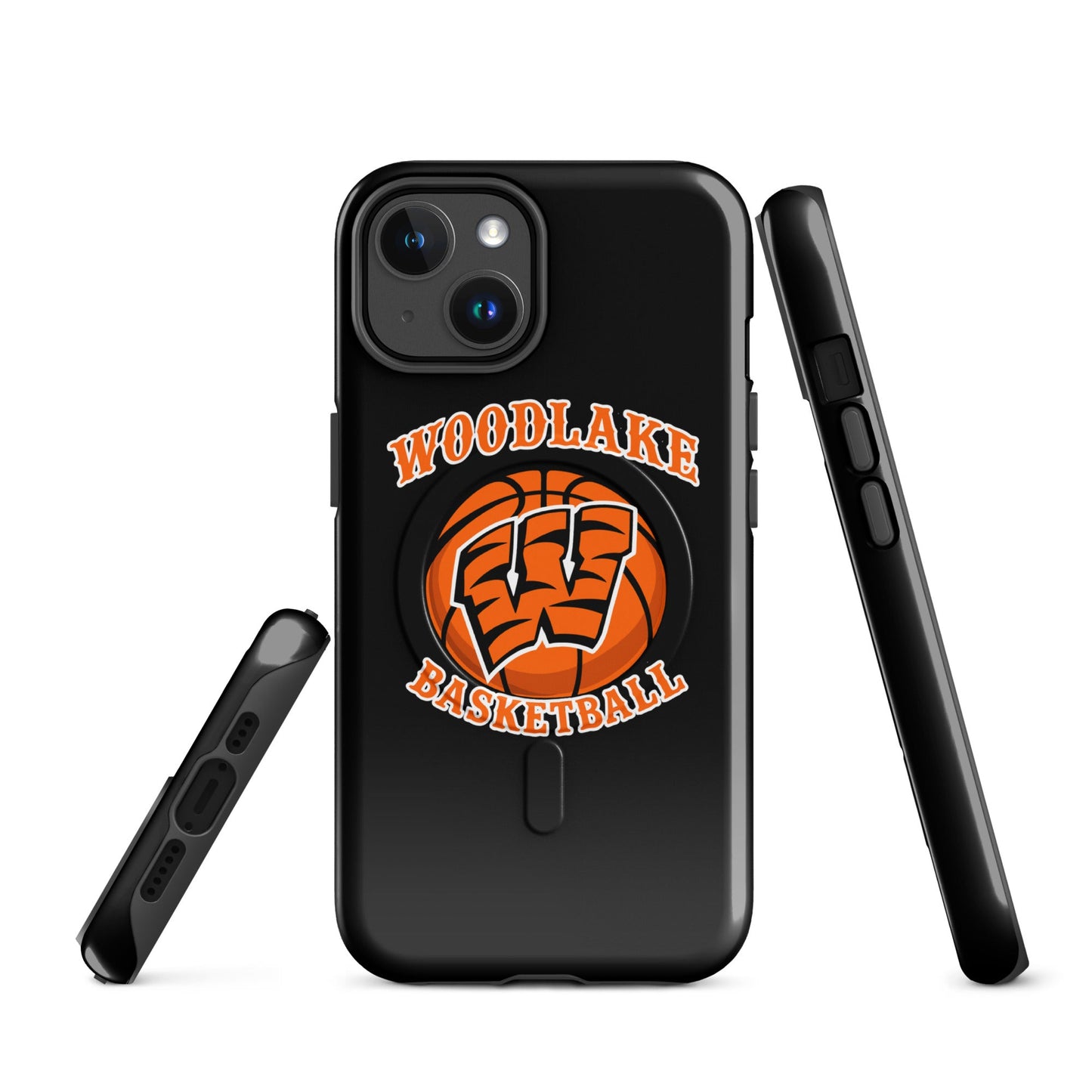 Magsafe Tough Case for iPhone | Woodlake Boys Basketball | Athletics Logo