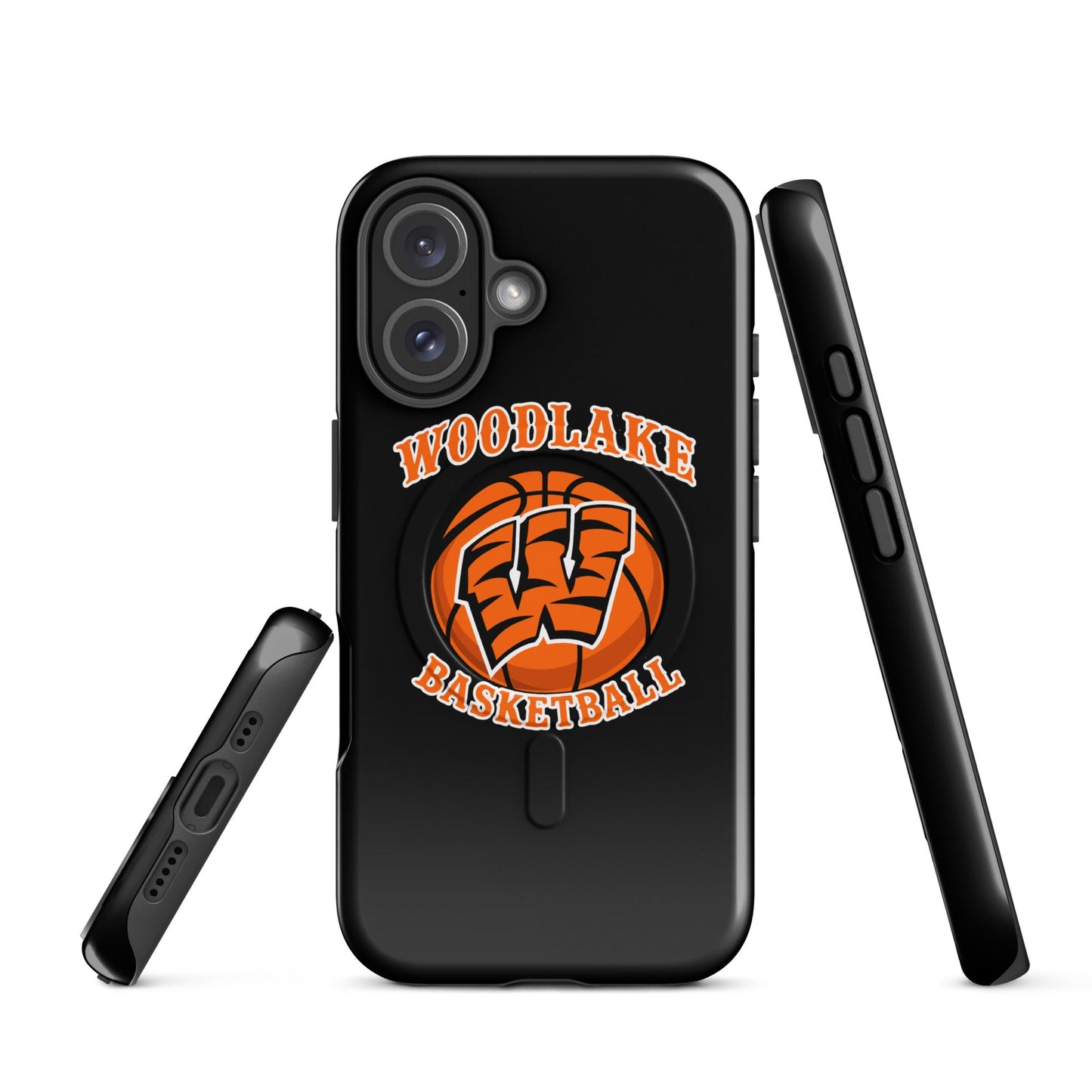 Magsafe Tough Case for iPhone | Woodlake Boys Basketball | Athletics Logo