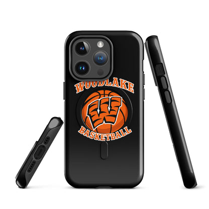Magsafe Tough Case for iPhone | Woodlake Boys Basketball | Athletics Logo