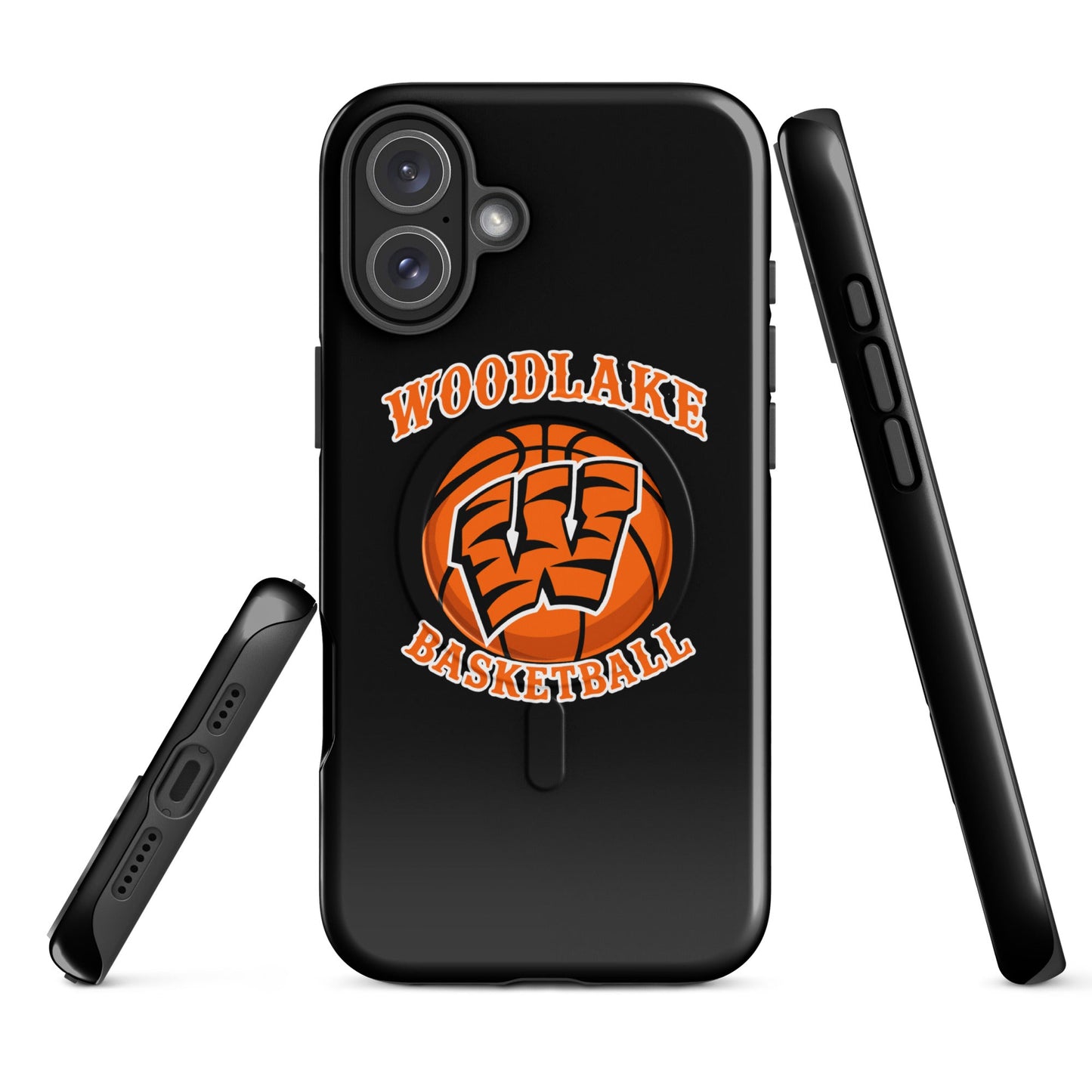 Magsafe Tough Case for iPhone | Woodlake Boys Basketball | Athletics Logo