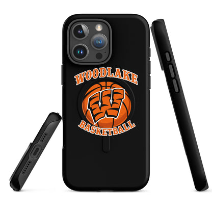 Magsafe Tough Case for iPhone | Woodlake Boys Basketball | Athletics Logo
