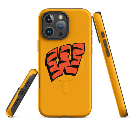 Magsafe Tough Case for iPhone | Woodlake Boys Basketball | W Crest Logo