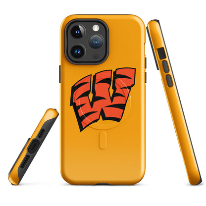 Magsafe Tough Case for iPhone | Woodlake Boys Basketball | W Crest Logo