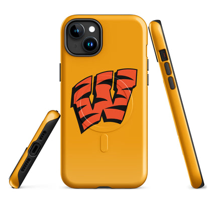 Magsafe Tough Case for iPhone | Woodlake Boys Basketball | W Crest Logo