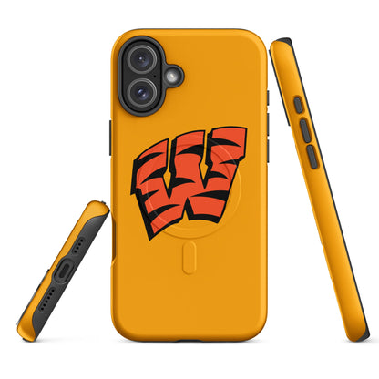 Magsafe Tough Case for iPhone | Woodlake Boys Basketball | W Crest Logo