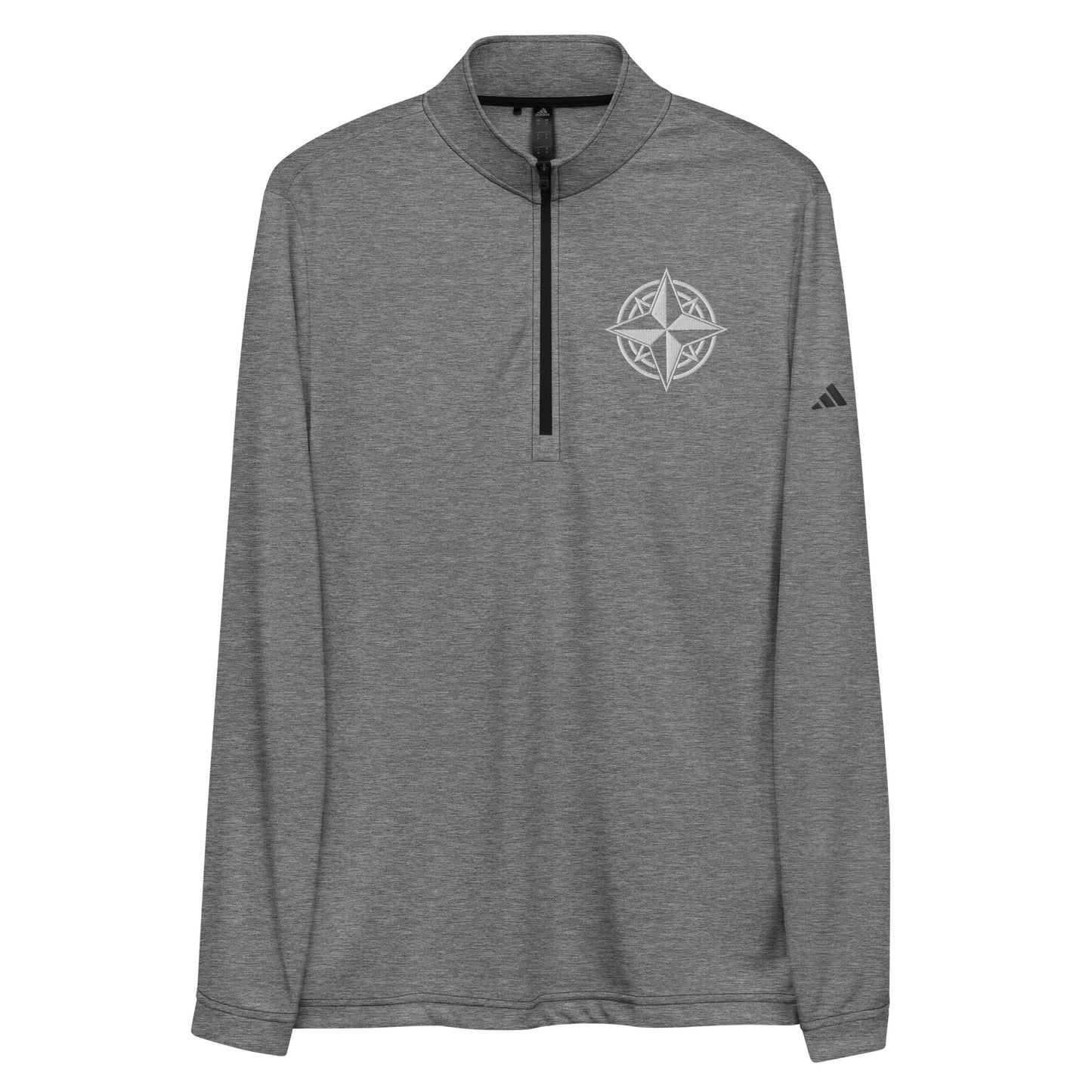 Signature | Embroidered adidas Quarter Zip Pullover | Boston-North Track Club | Emblem Logo