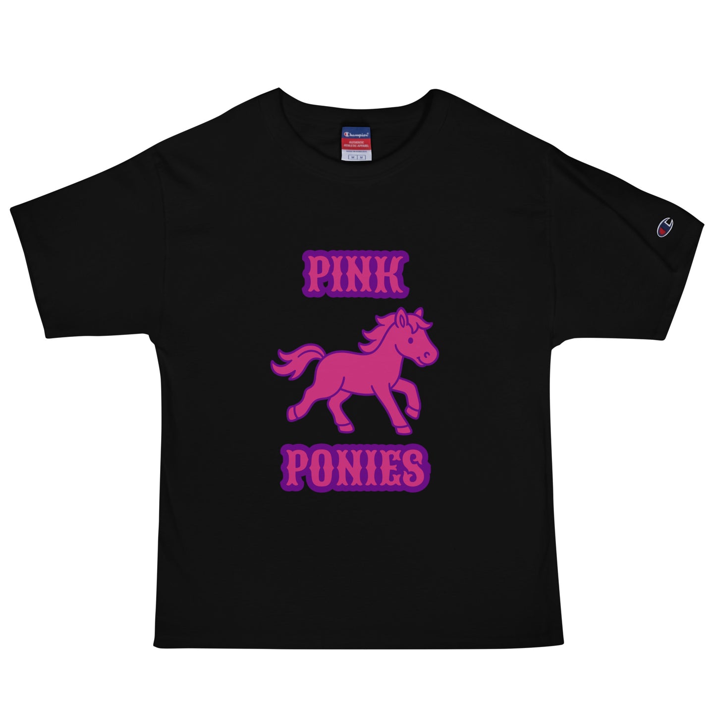 Signature | Champion T-Shirt | Pink Pony Athletic Club | Emblem Logo