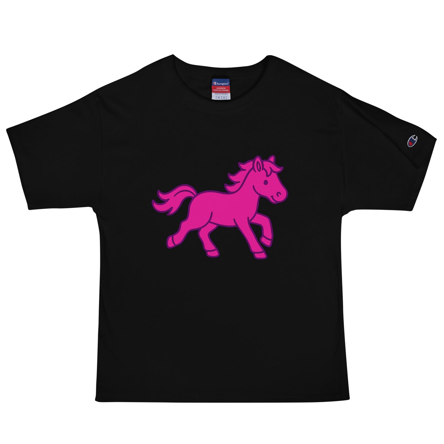 Signature | Champion T-Shirt | Pink Pony Athletic Club | Mascot Logo