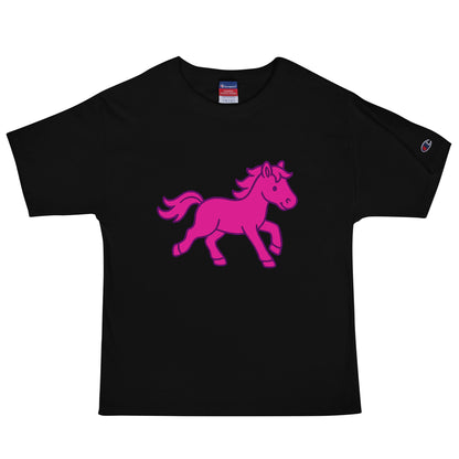 Signature | Champion T-Shirt | Pink Pony Athletic Club | Mascot Logo