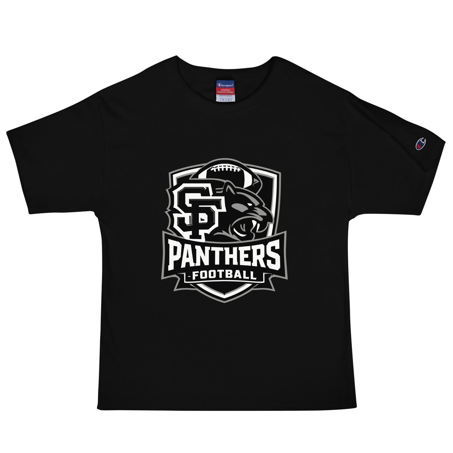 Signature | Champion T-Shirt | Samuel Fels Football | Shield Logo