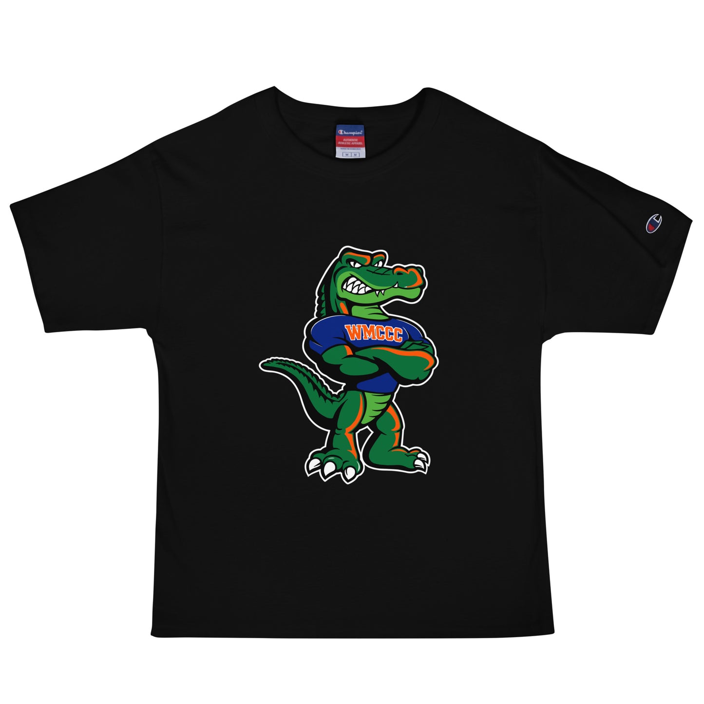 Signature | Champion T-Shirt | West Memphis Community Christian College Gators | Mascot Logo
