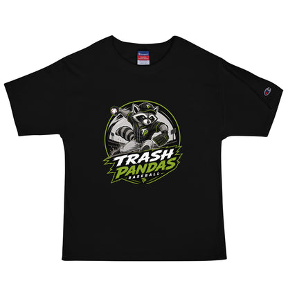 Signature | Champion T-Shirt | Trash Pandas Baseball Organization | Vanguard Logo