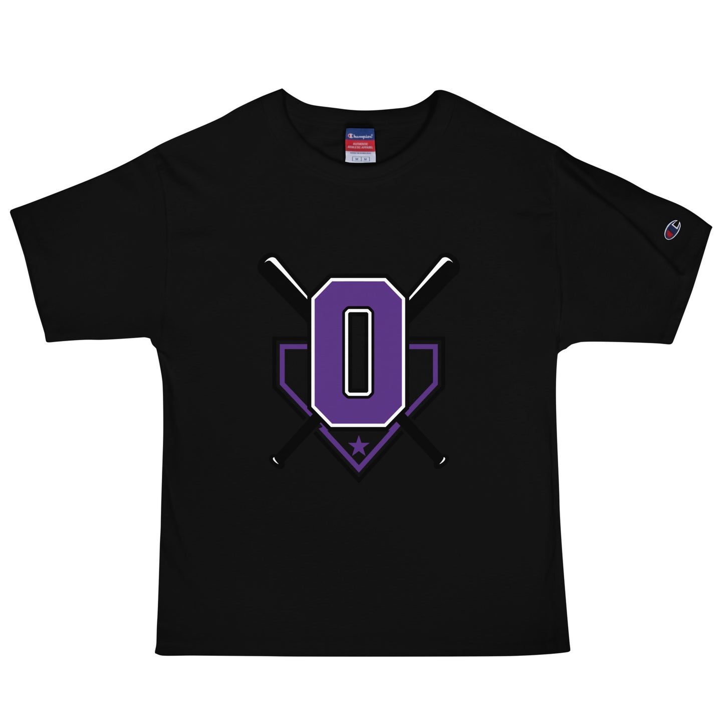 Signature | Champion T-Shirt | Carolina Outlaws Baseball | Vanguard Logo