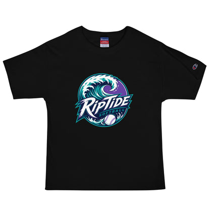 Signature | Champion T-Shirt | RipTide Softball | Emblem Logo