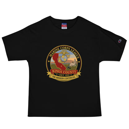 Signature | Champion T-Shirt | Marine Corps League kings County Det 455 | Shield Logo