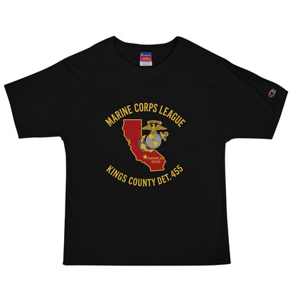 Signature | Champion T-Shirt | Marine Corps League kings County Det 455 | Crest Logo