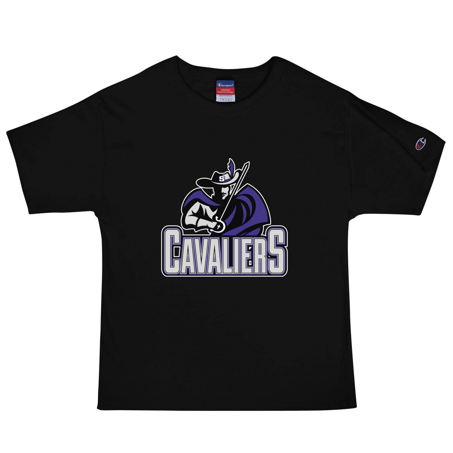 Signature | Champion T-Shirt | Saint Thomas More | Cavalier Vanguard Logo