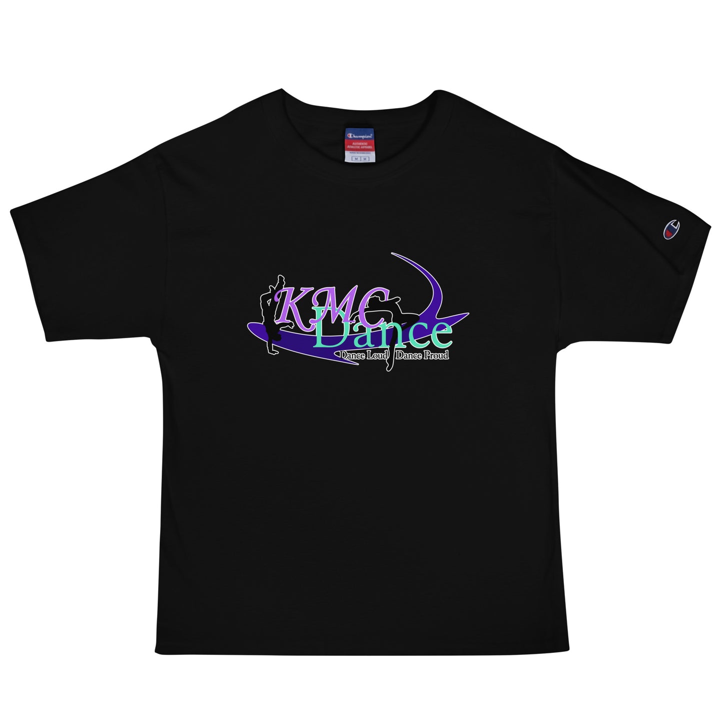 Signature | Champion T-Shirt | KMC Dance & Gymnastics | Emblem Logo