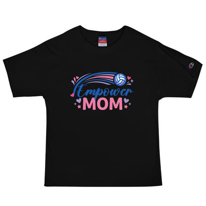 Signature | Champion T-Shirt | Empower Volleyball Club | Mom Crest Logo