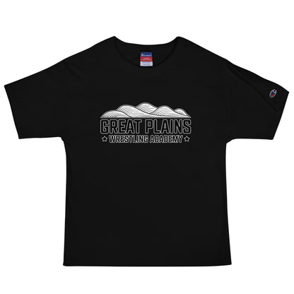 Signature | Champion T-Shirt | Great Plains Wrestling Academy | Crest Logo