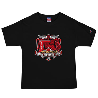 Signature | Champion T-Shirt | San Diego Youth Aztecs Football 11u Air Raiders | Shield Logo