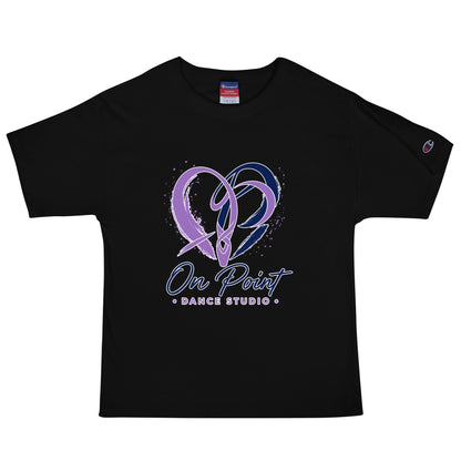 Signature | Champion T-Shirt | On Point Dance Studio | Crest Logo