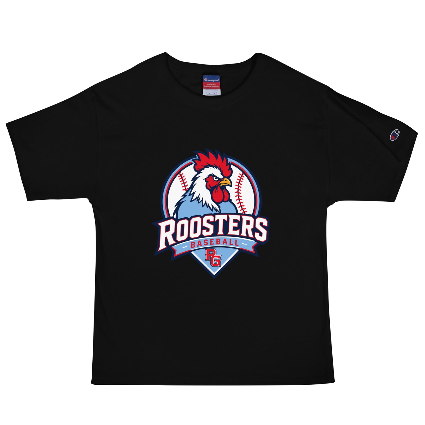 Signature | Champion T-Shirt | Rooster Nation | Athletic Crest Logo