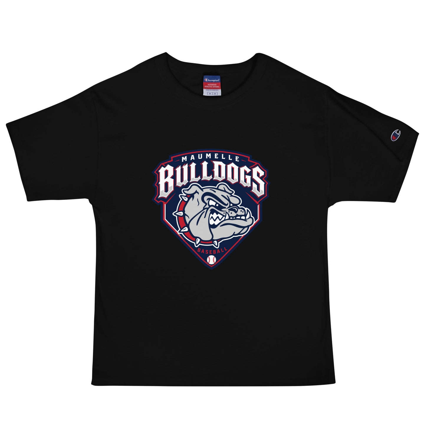 Signature | Champion T-Shirt | Maumelle Bulldogs 2035 | Shield Logo
