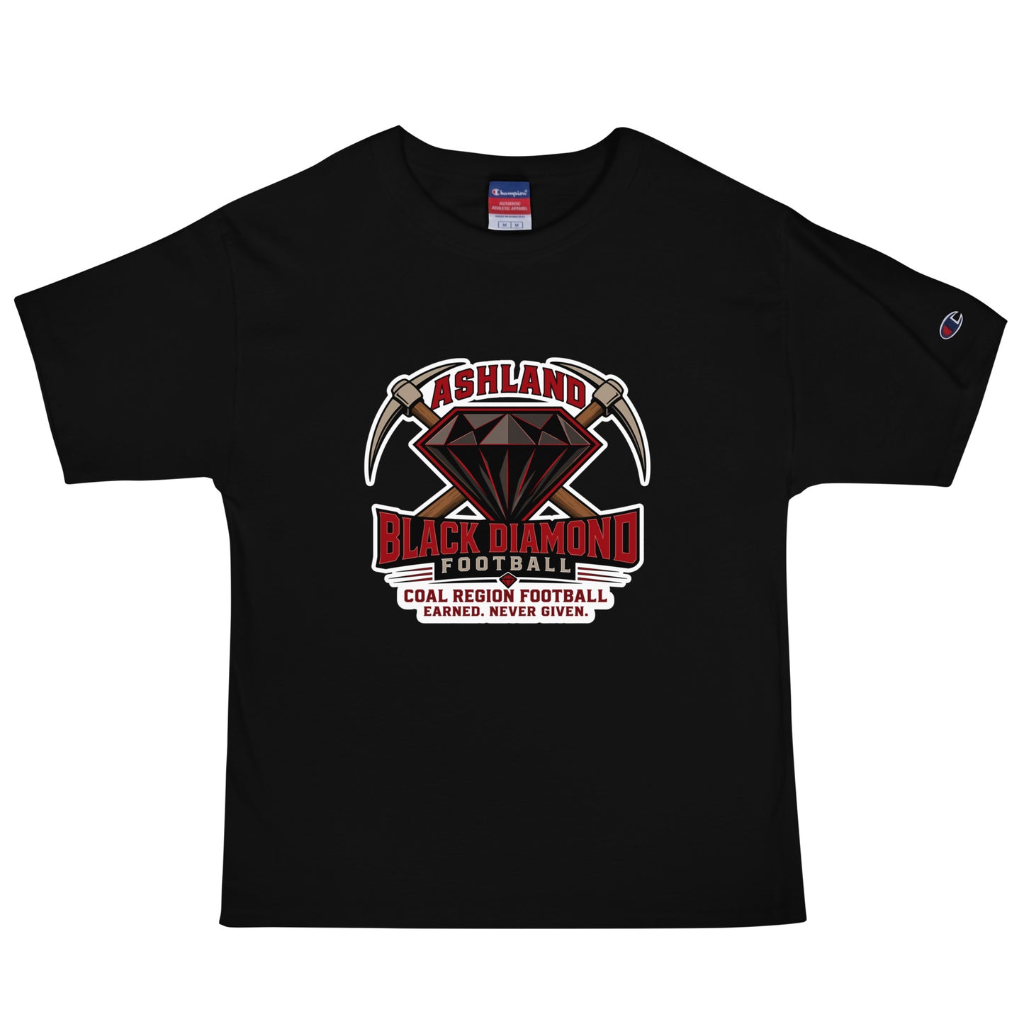 Signature | Champion T-Shirt | Ashland Black Diamonds | Vanguard Logo