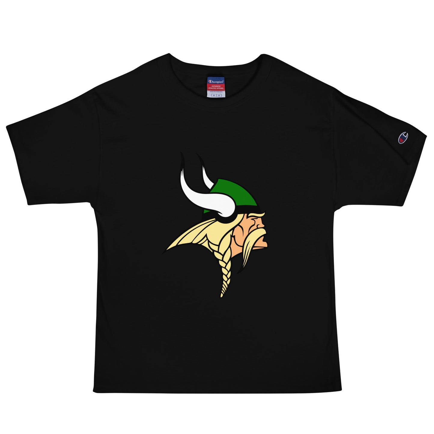 Signature | Champion T-Shirt | Langley High School Girls Varsity Lacrosse | Crest Logo