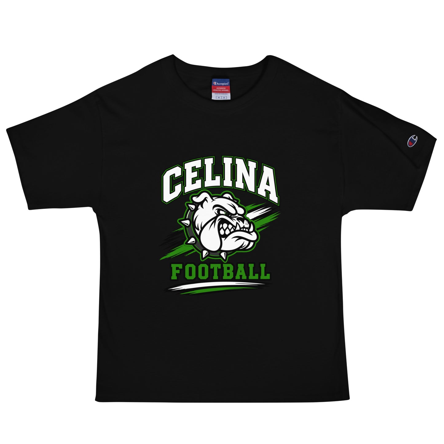 Signature | Champion T-Shirt | Celina Black Football | Emblem Logo