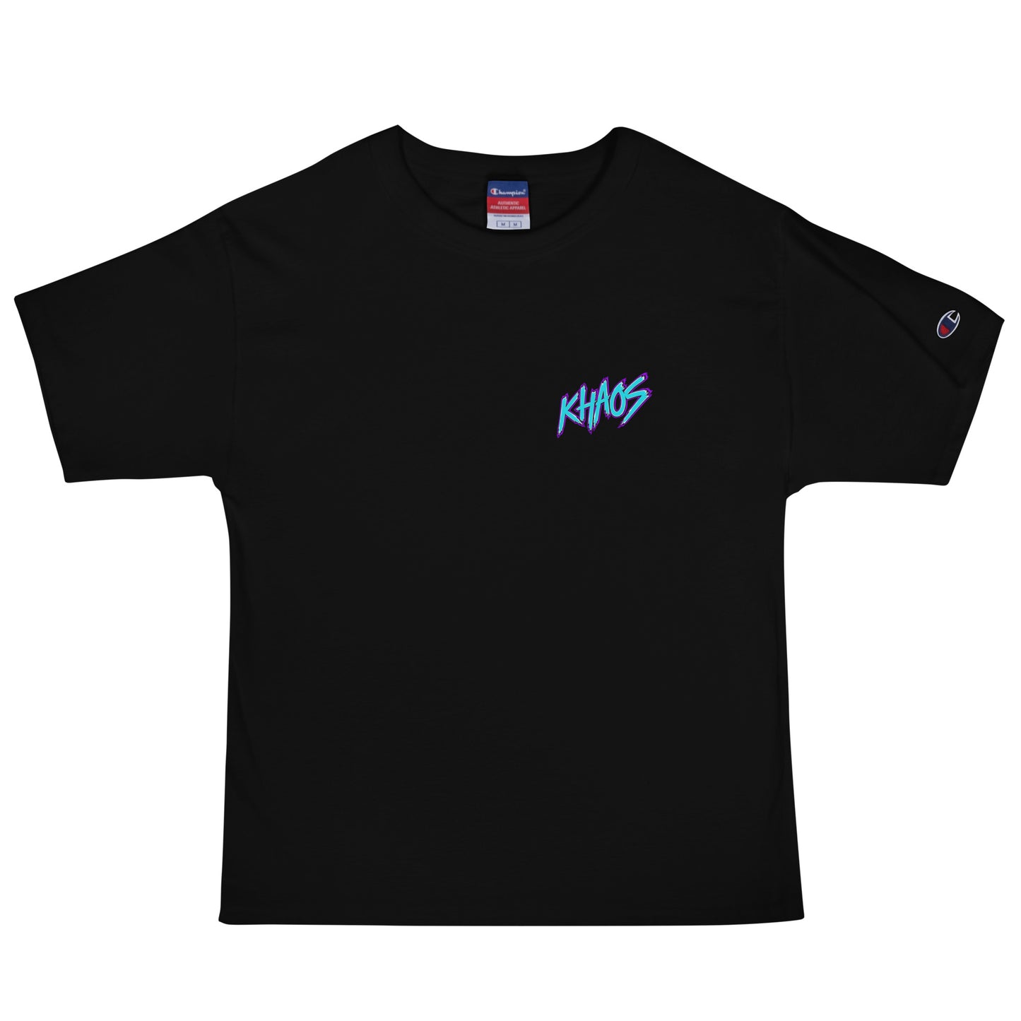 Signature | Champion T-Shirt | Khaos Softball | Script Logo