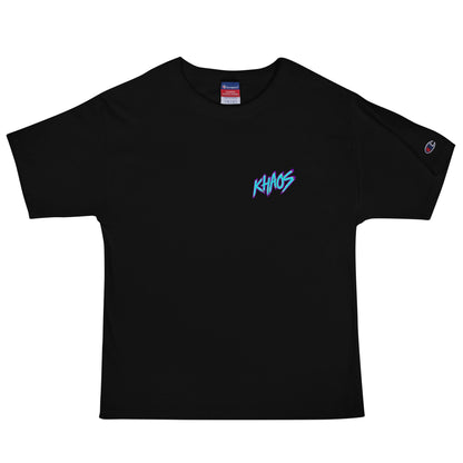 Signature | Champion T-Shirt | Khaos Softball | Script Logo