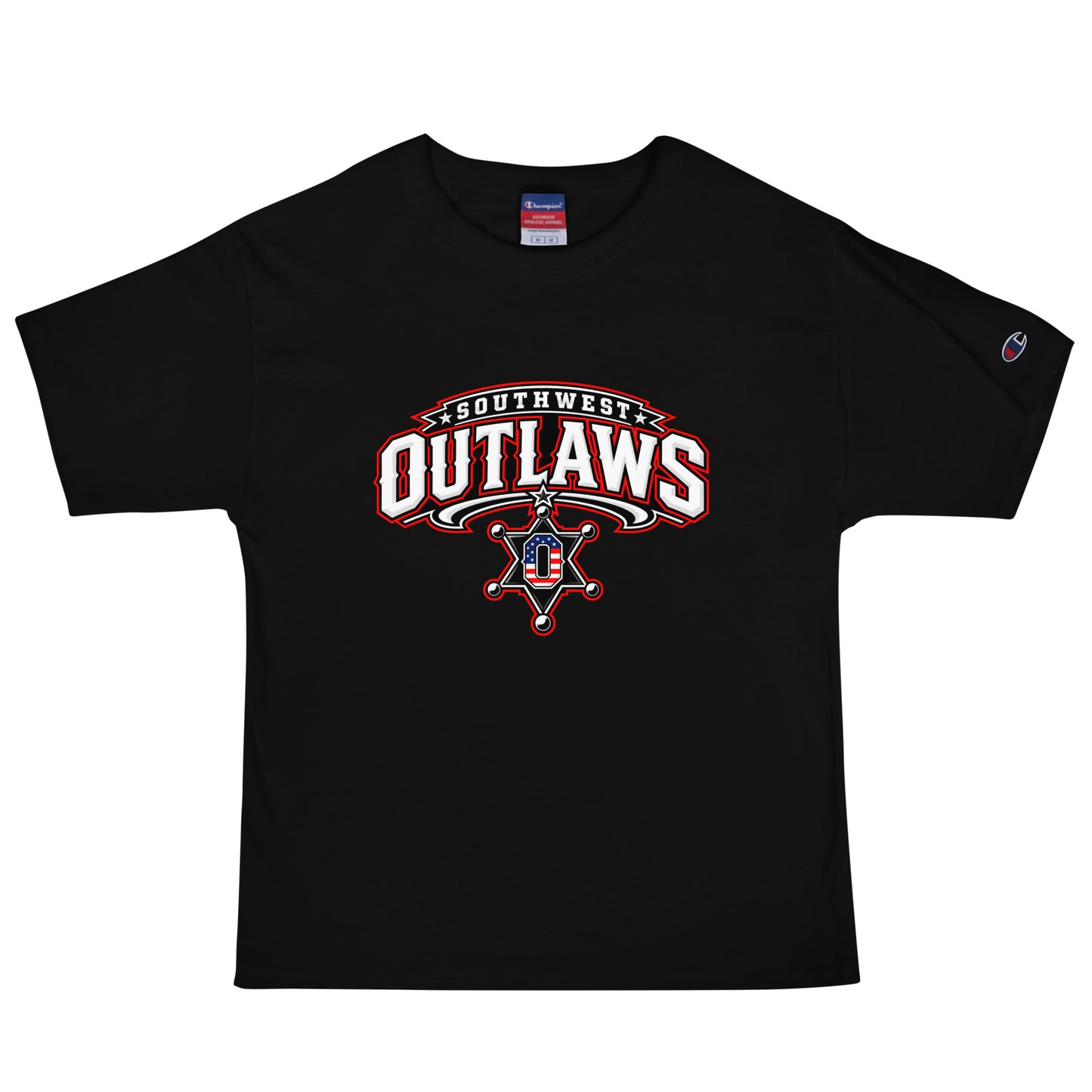 Signature | Champion T-Shirt | Southwest Outlaws | Vanguard Logo