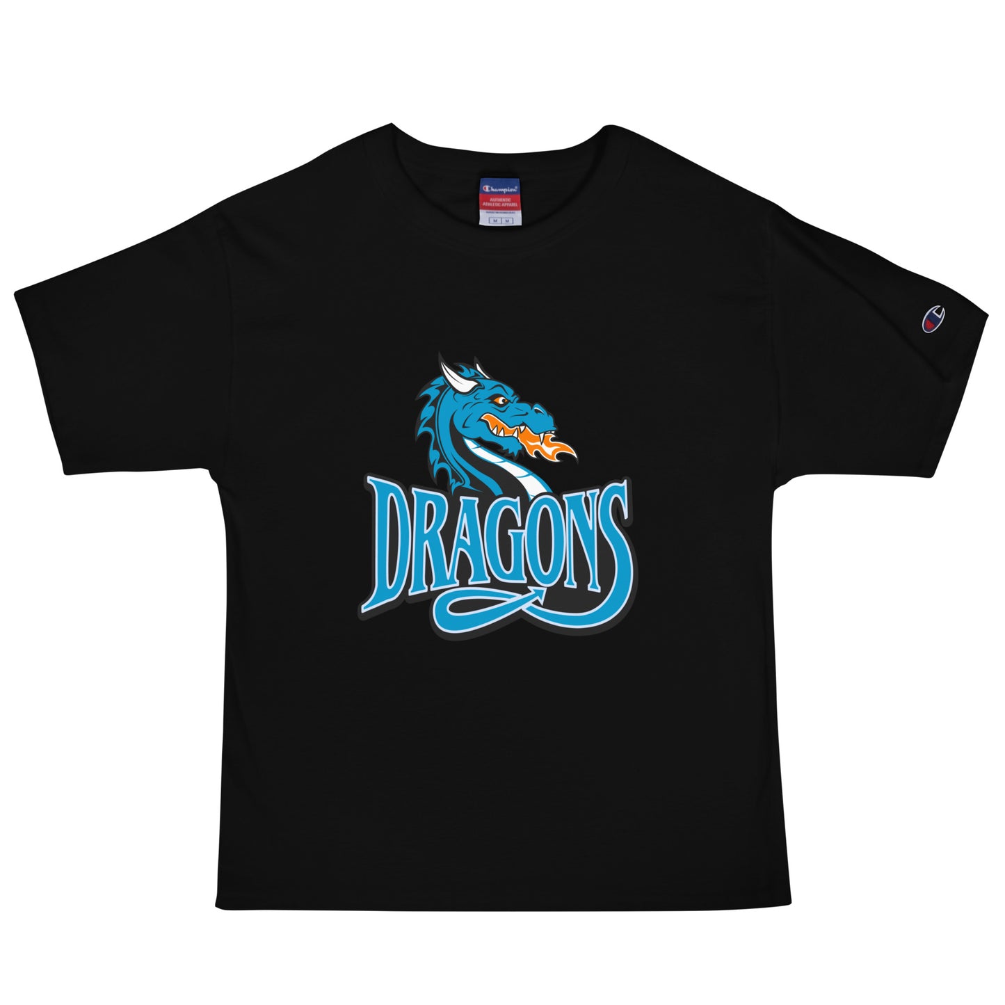 Signature | Champion T-Shirt | International Studies Middle School Volleyball | Emblem Logo