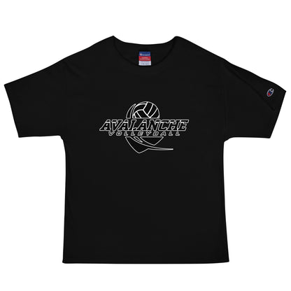 Signature | Champion T-Shirt | Avalanche Volleyball Club | Crest Logo