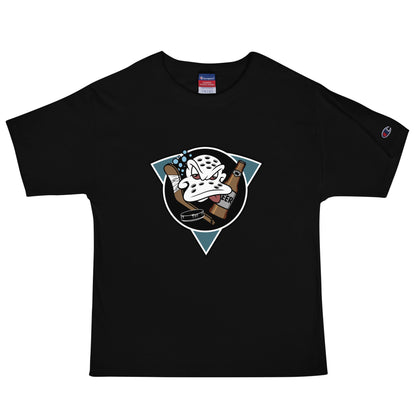 Signature | Champion T-Shirt | Mighty Drunks | Crest Logo