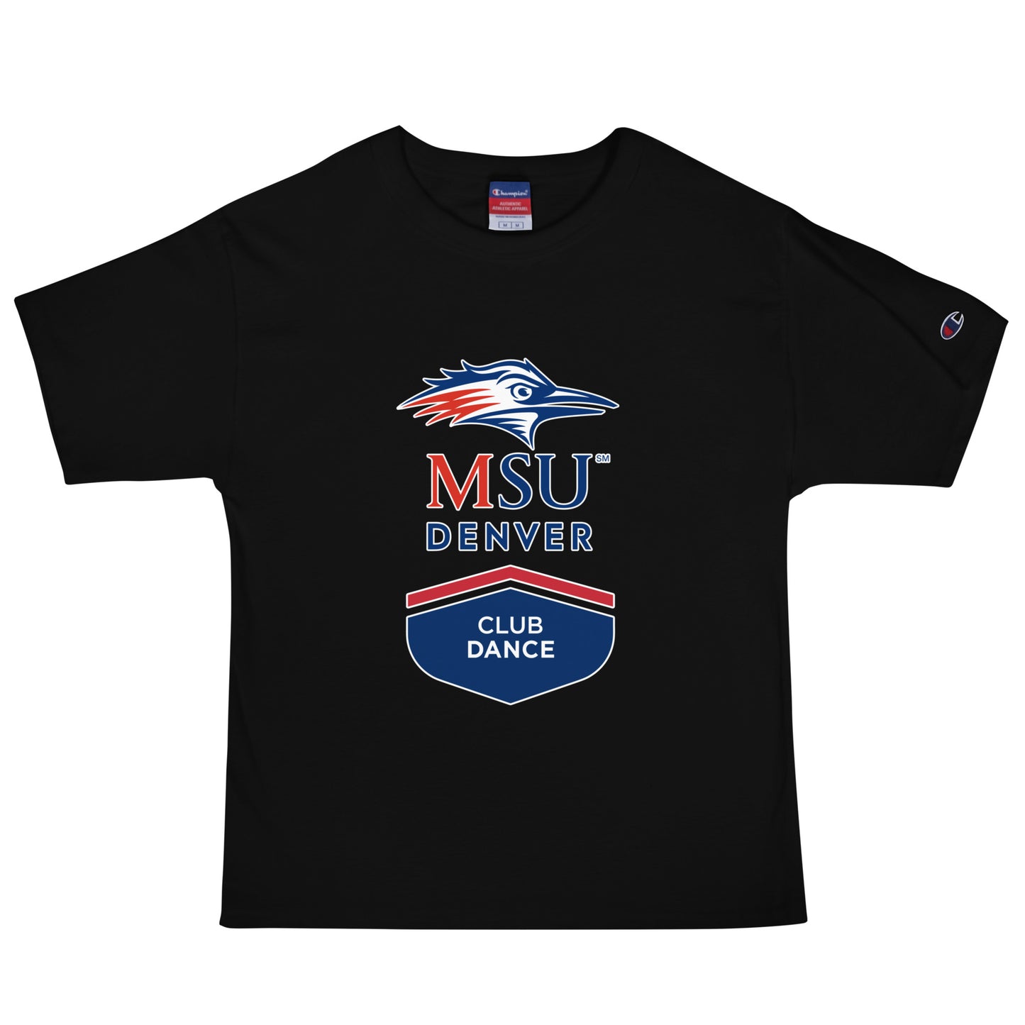 Signature | Champion T-Shirt | MSU Denver Dance Team | Apex Logo