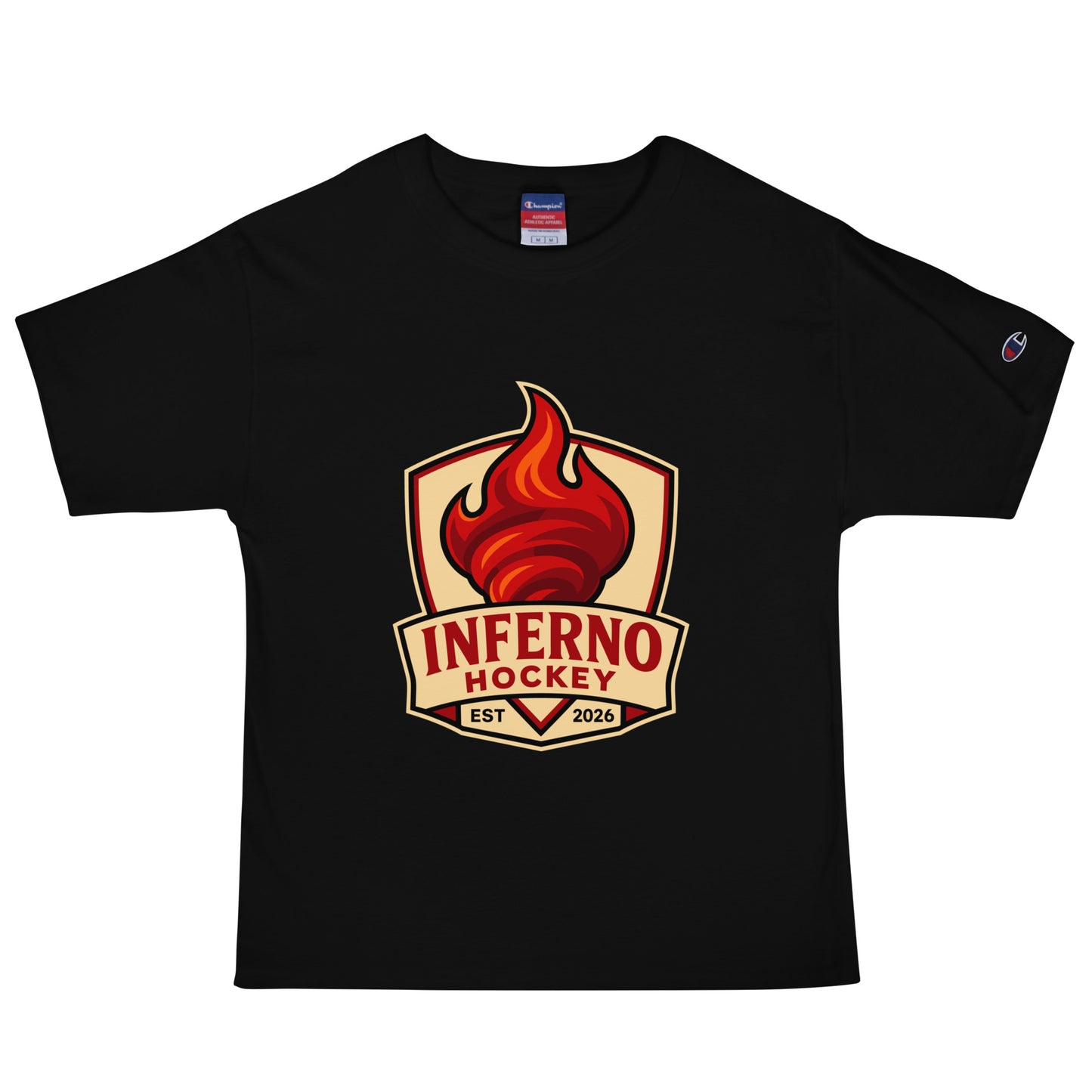 Signature | Champion T-Shirt | Inferno Hockey | Crest Logo