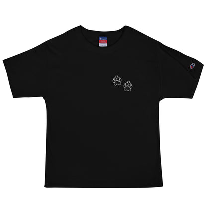 Signature | Champion T-Shirt | Orange Wave Marching Band | Paw Mark Logo