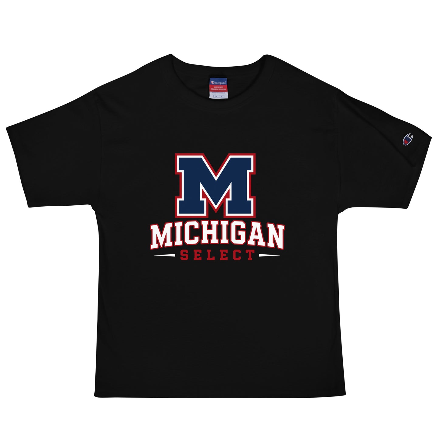 Signature | Champion T-Shirt | Michigan Select Baseball | Emblem Logo