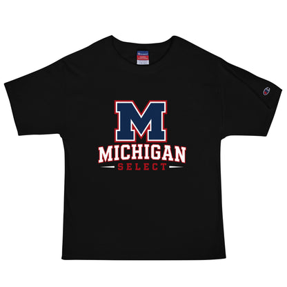 Signature | Champion T-Shirt | Michigan Select Baseball | Emblem Logo
