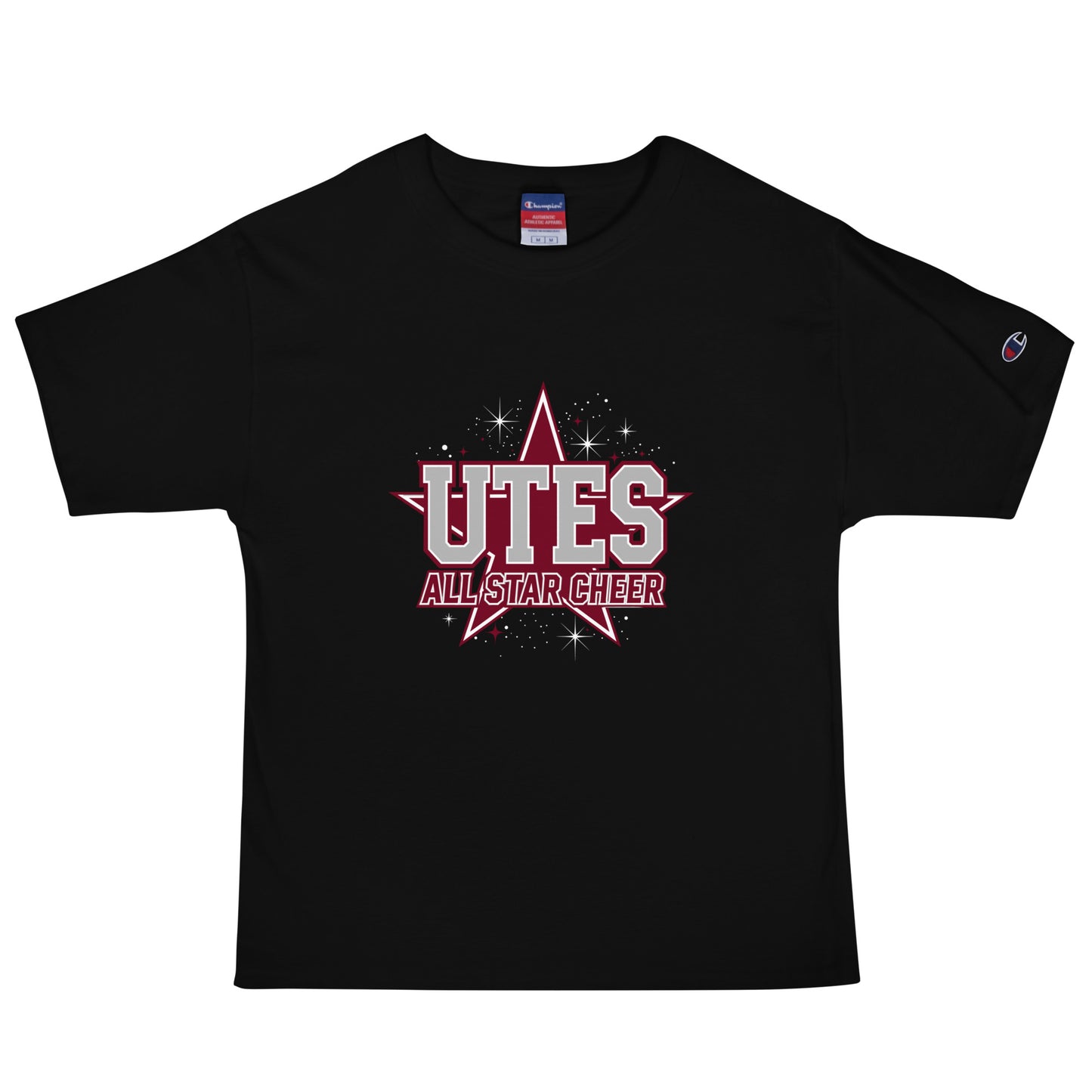 Signature | Champion T-Shirt | Utes Allstar Cheer | Crest Logo