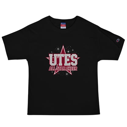 Signature | Champion T-Shirt | Utes Allstar Cheer | Crest Logo
