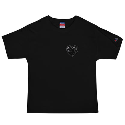 Signature | Champion T-Shirt | Obsidian Heartbeat | Heart Crest Logo