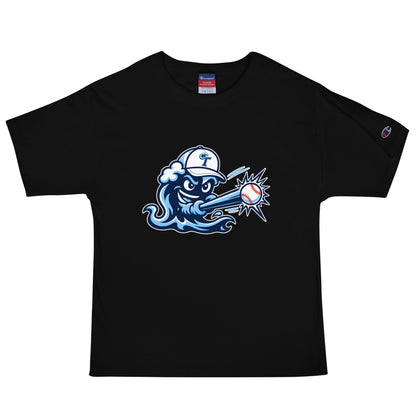 Signature | Champion T-Shirt | Long Island Tides Baseball | Mascot Logo