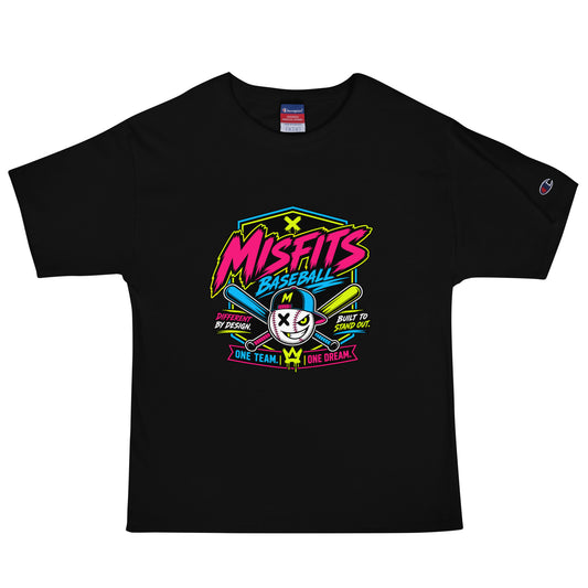 Signature | Champion T-Shirt | Misfits Baseball | Valor Logo